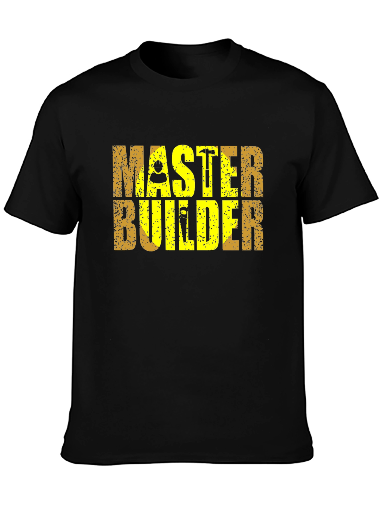 Master Builder T-Shirt Black Cotton