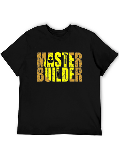 Master Builder T-Shirt Black Cotton