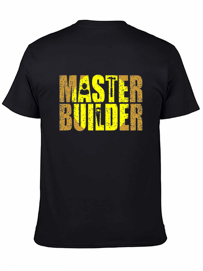 Master Builder T-Shirt Black Cotton