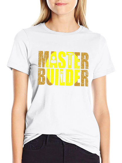 Master Builder T-Shirt Black Cotton