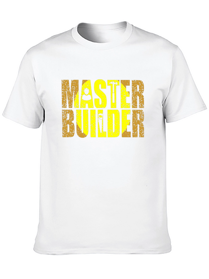 Master Builder T-Shirt Black Cotton