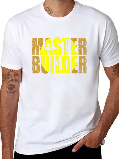 Master Builder T-Shirt Black Cotton