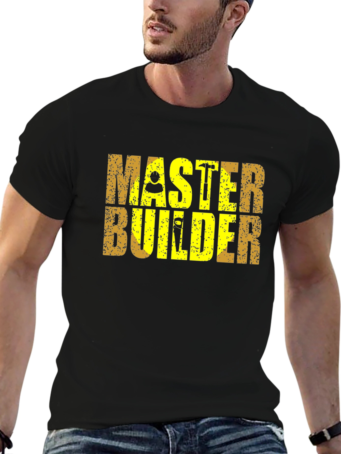 Master Builder T-Shirt Black Cotton
