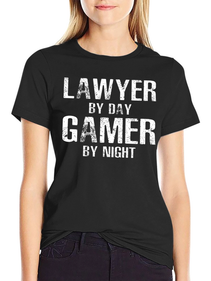 Lawyer by Day Gamer by Night Graphic Tee