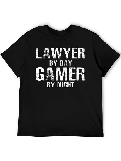 Lawyer by Day Gamer by Night Graphic Tee