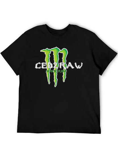 CED2RAW Graphic Print Crew Neck T-Shirt