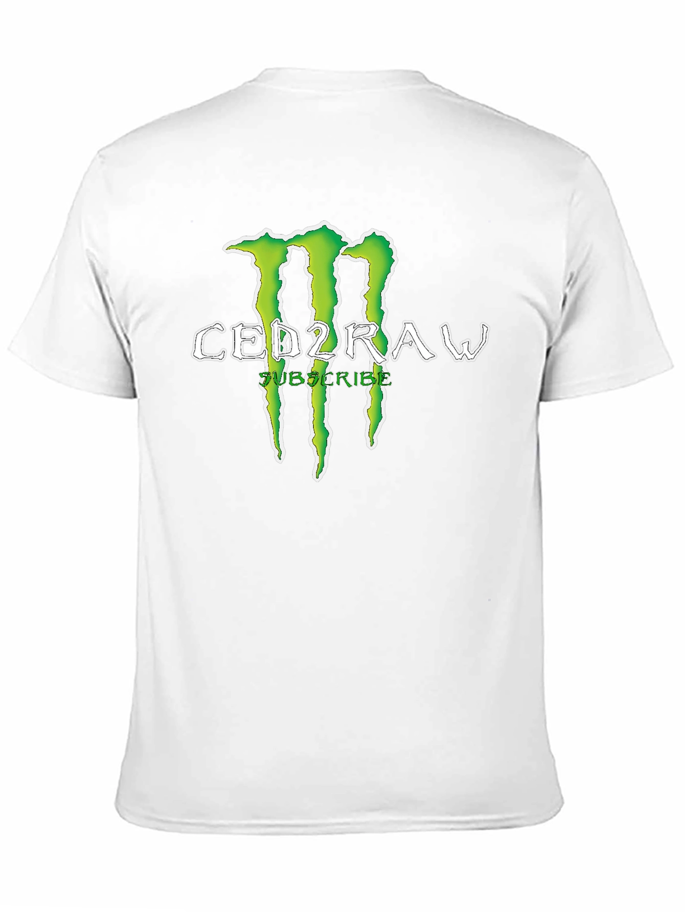 CED2RAW Graphic Print Crew Neck T-Shirt