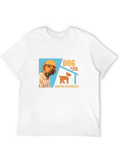 Dog & Co. Roofing T-Shirt - Black Crew Neck