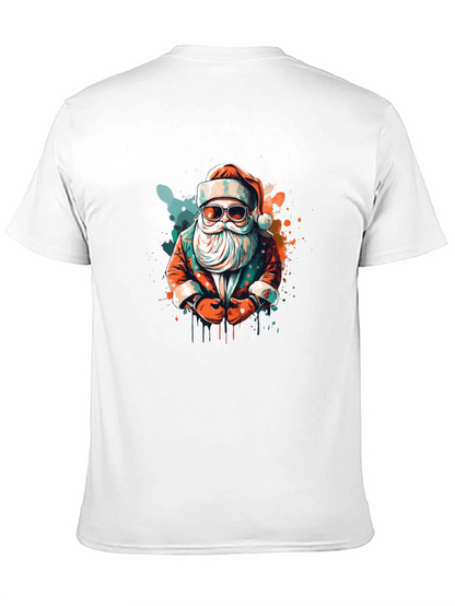 Cool Santa Graphic Tee - Holiday Style