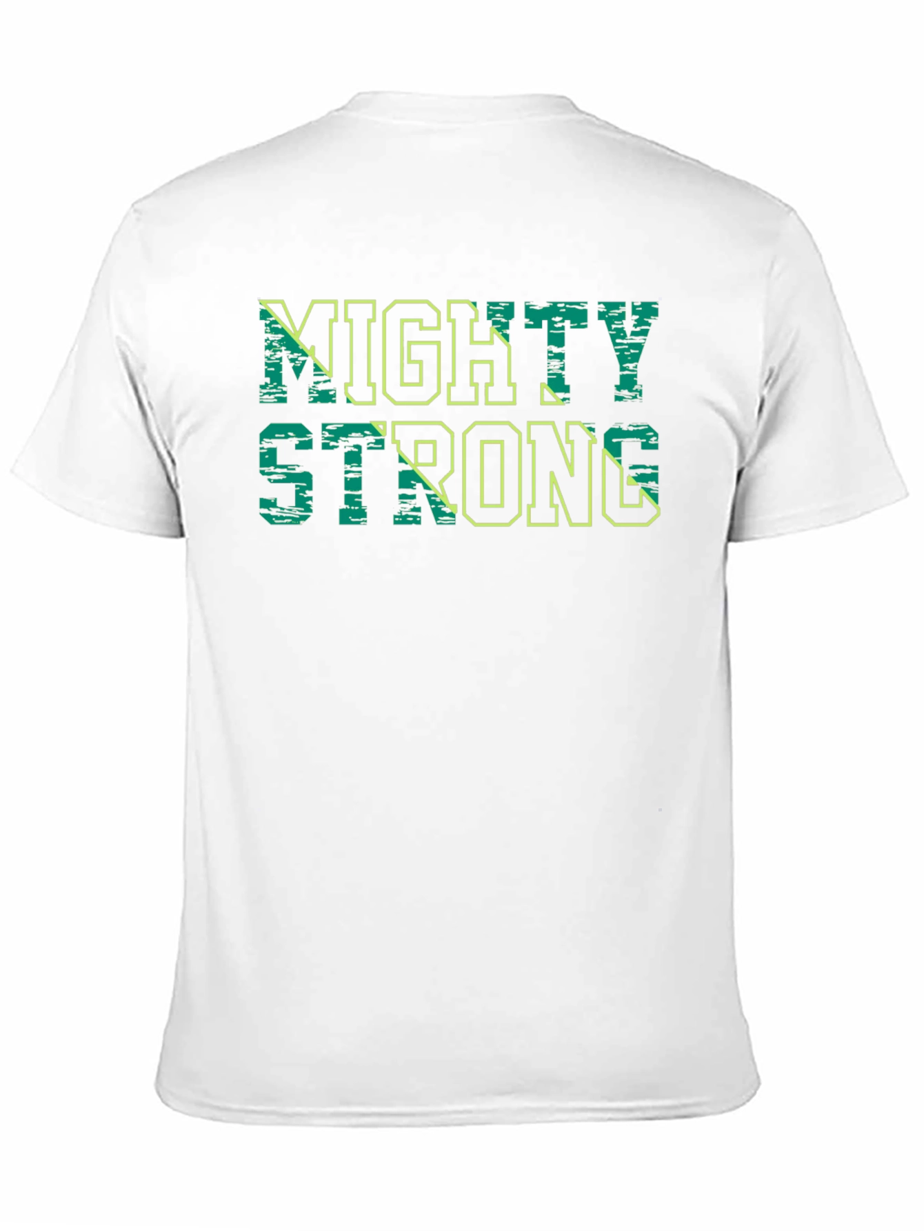 Mighty Strong Graphic Tee - Black Cotton T-Shirt