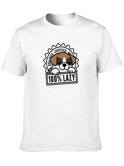 Lazy Dog Certified Funny T-Shirt
