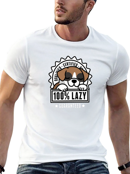 Lazy Dog Certified Funny T-Shirt