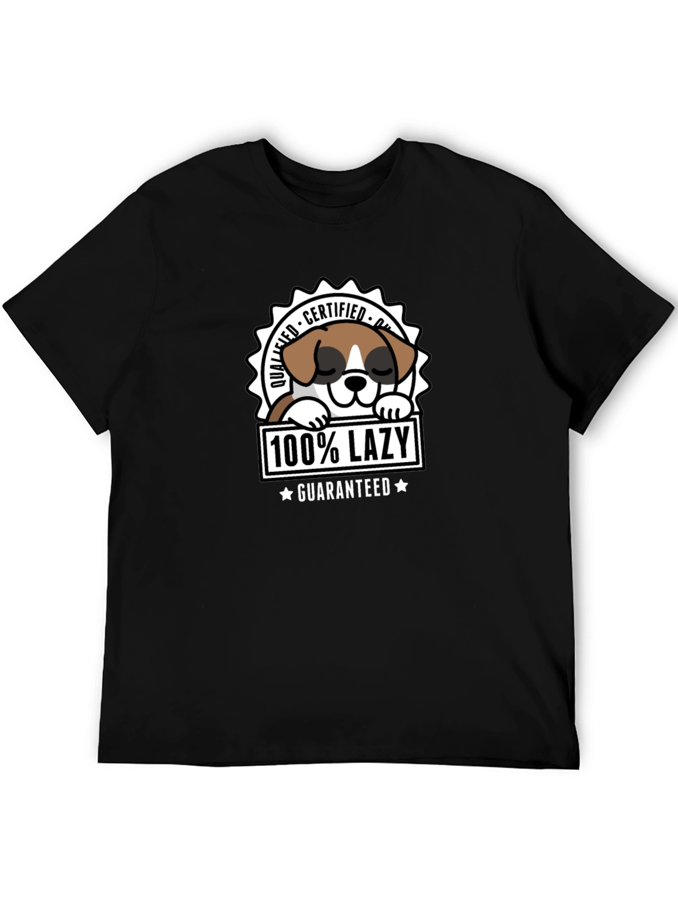 Lazy Dog Certified Funny T-Shirt