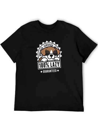 Lazy Dog Certified Funny T-Shirt