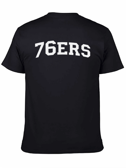 76ers Black Graphic Tee - Fan Apparel