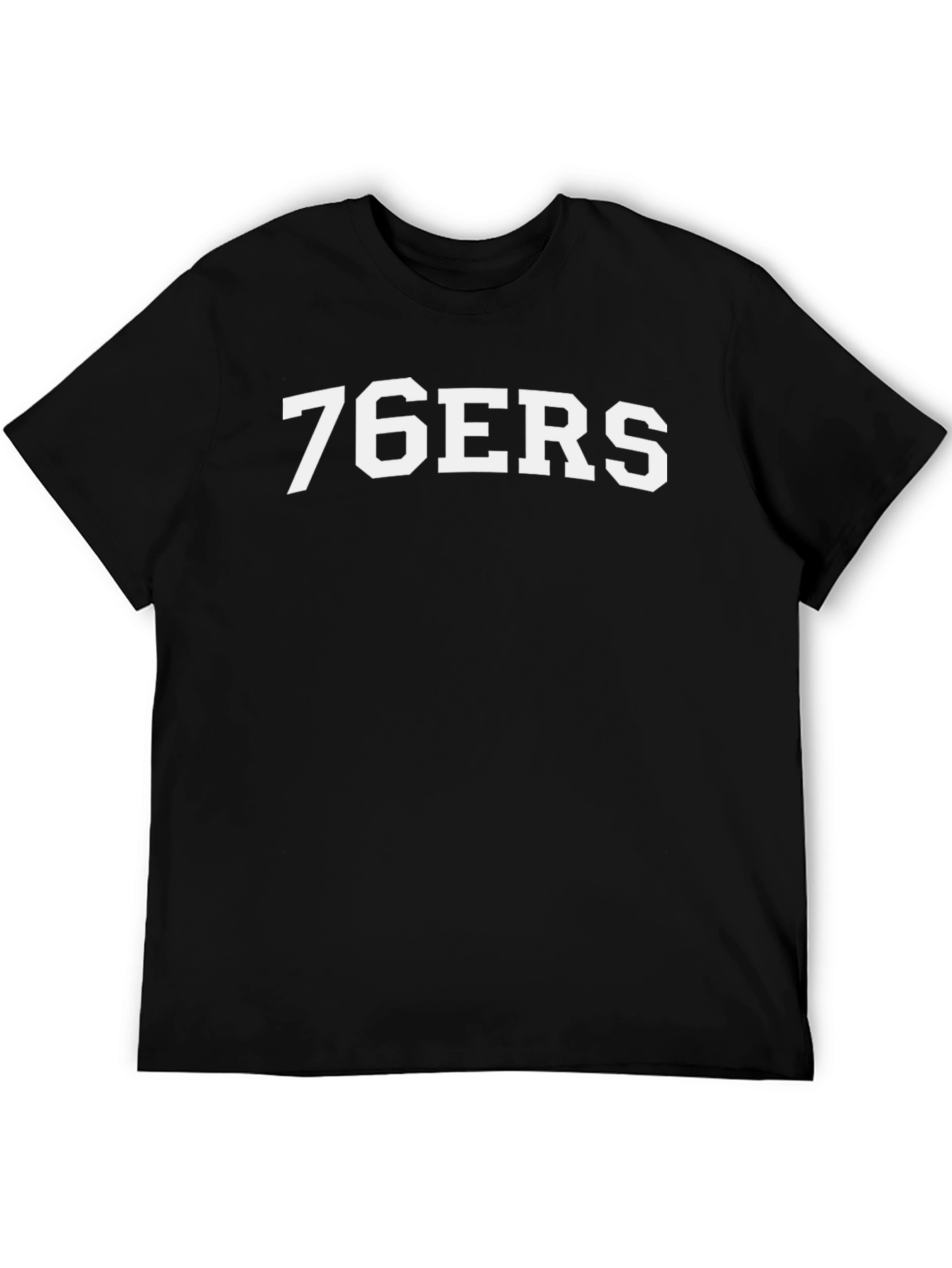 76ers Black Graphic Tee - Fan Apparel