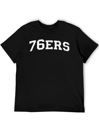 76ers Black Graphic Tee - Fan Apparel
