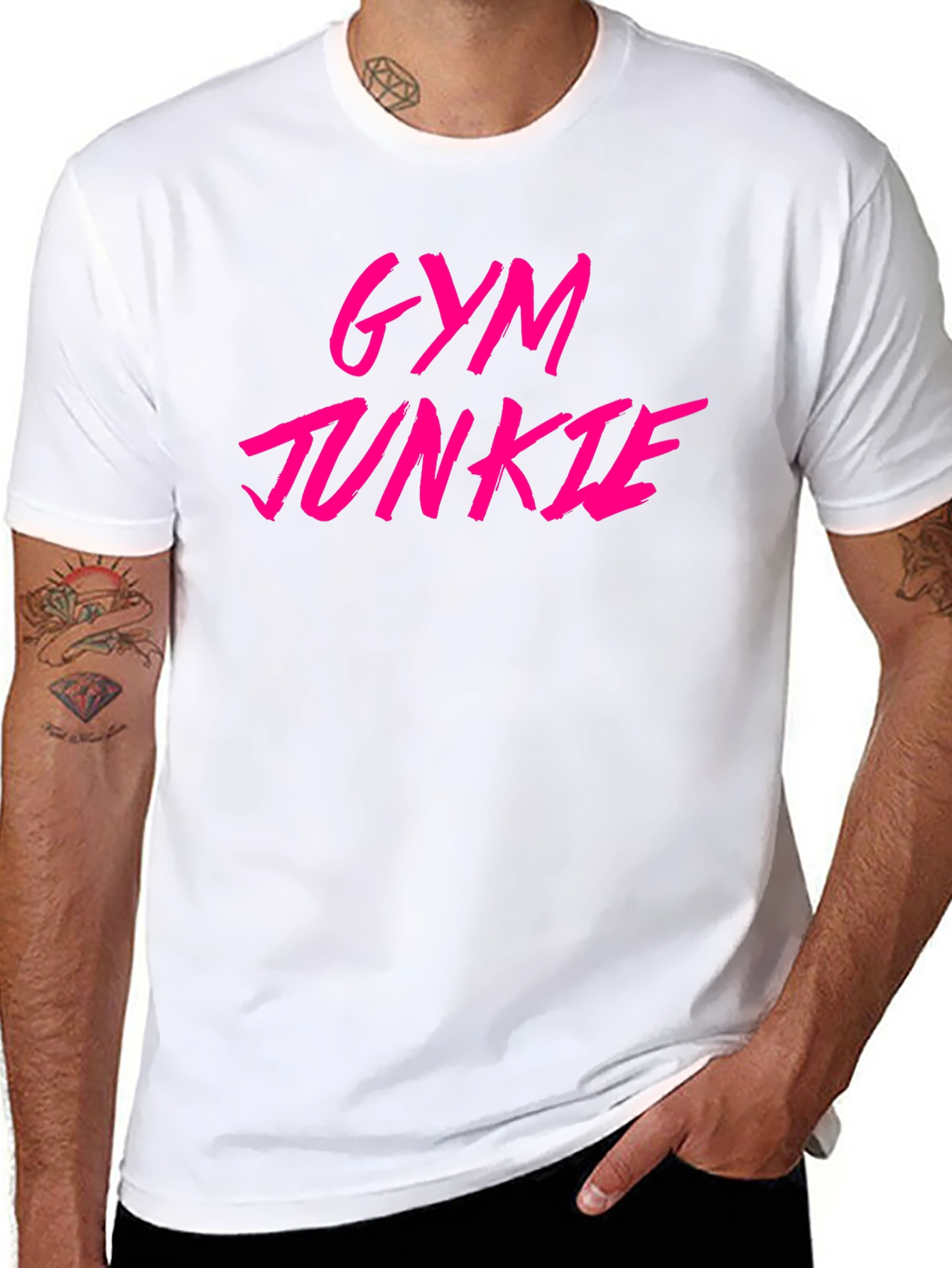 Gym Junkie Graphic T-Shirt - Fitness Apparel