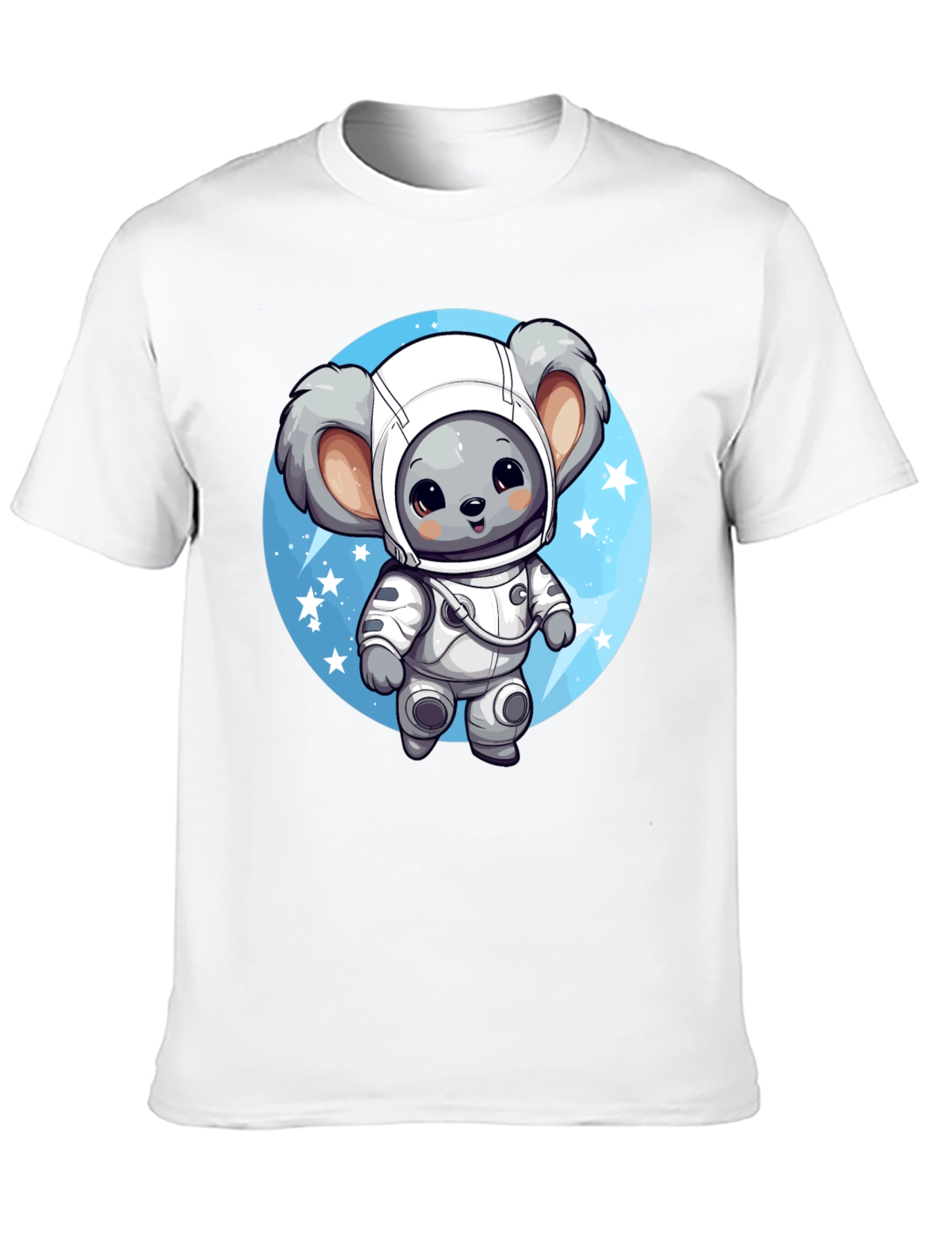 Koala Astronaut Graphic Tee - Black