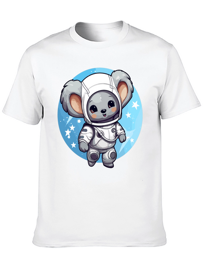 Koala Astronaut Graphic Tee - Black