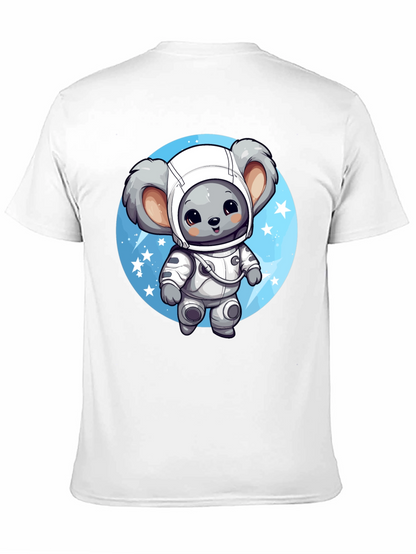 Koala Astronaut Graphic Tee - Black