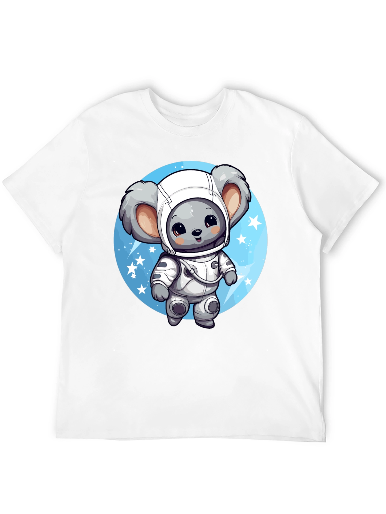 Koala Astronaut Graphic Tee - Black