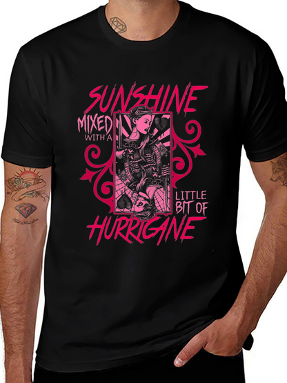 Sunshine Hurricane Black Graphic Tee