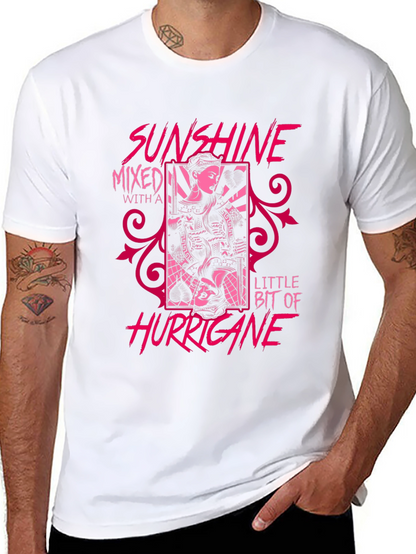 Sunshine Hurricane Black Graphic Tee