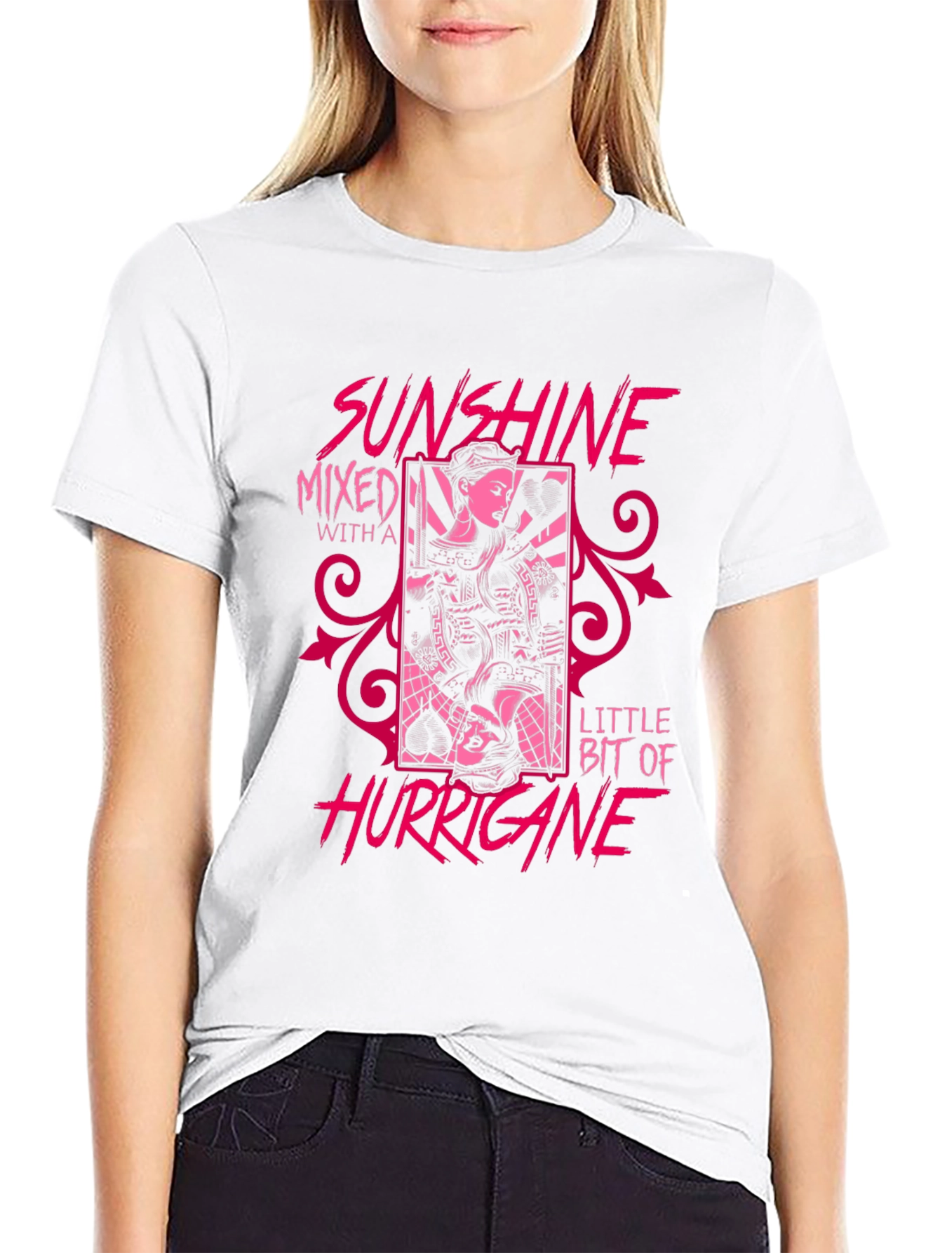 Sunshine Hurricane Black Graphic Tee