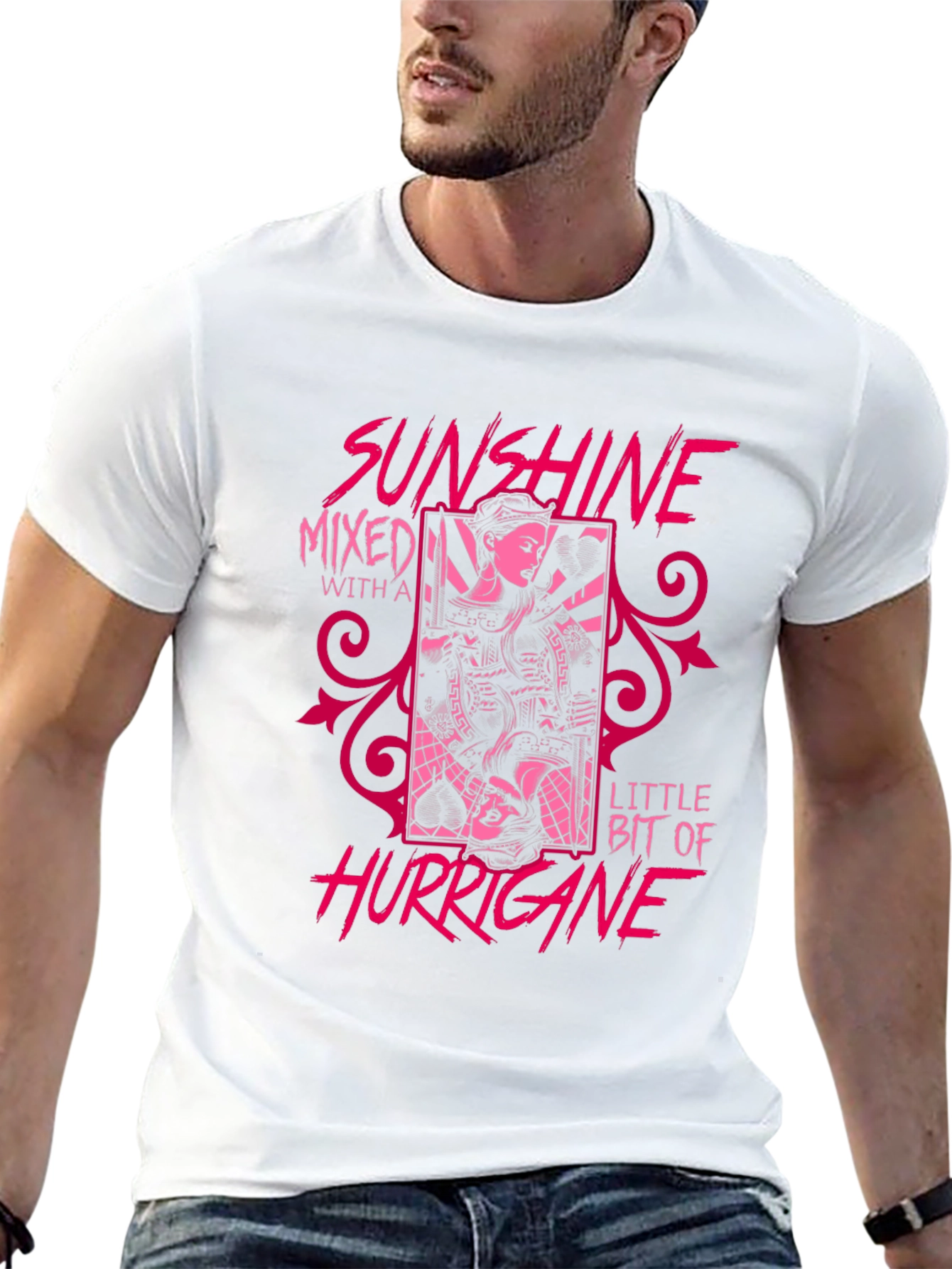 Sunshine Hurricane Black Graphic Tee