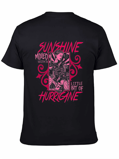 Sunshine Hurricane Black Graphic Tee