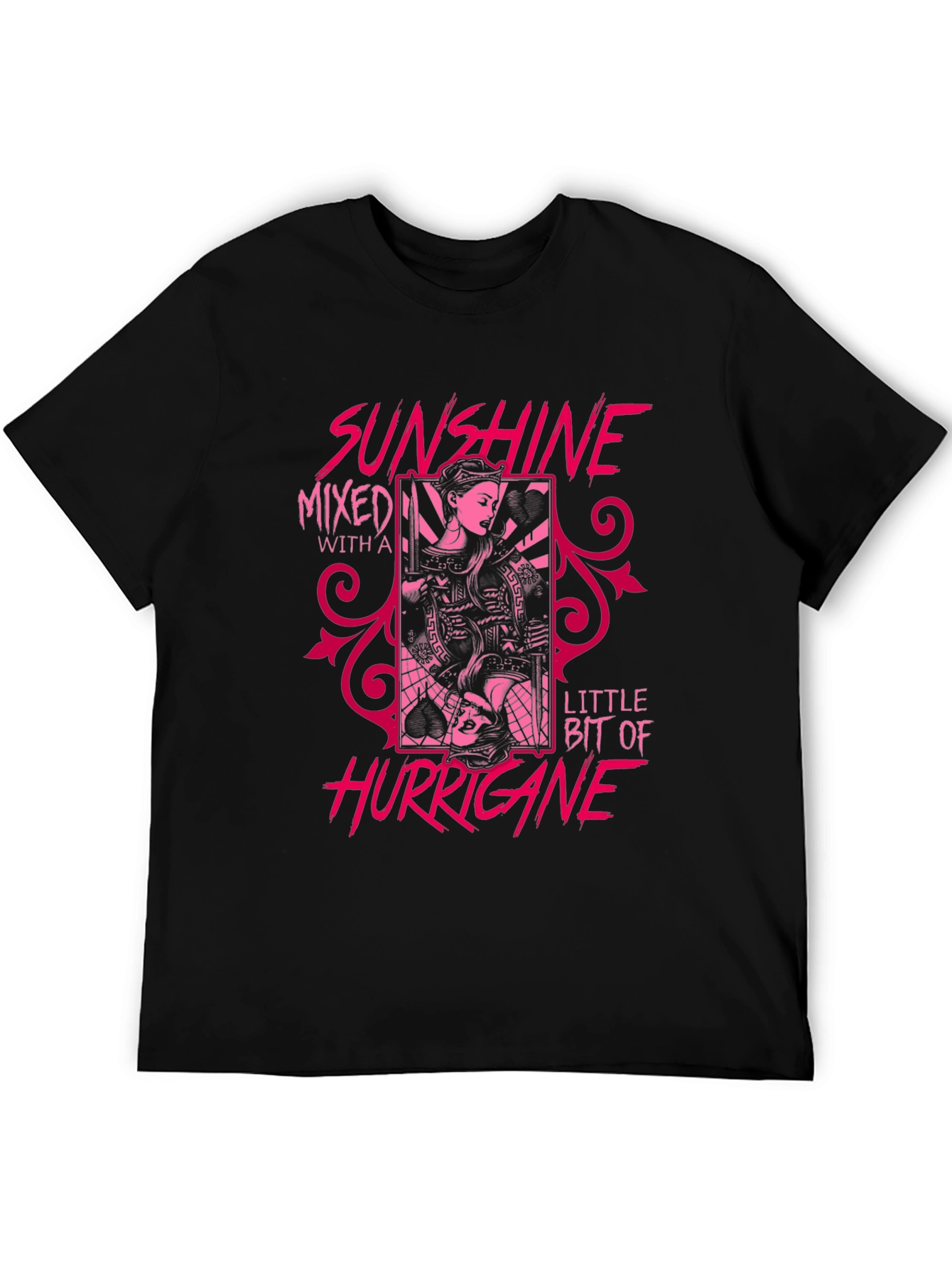 Sunshine Hurricane Black Graphic Tee
