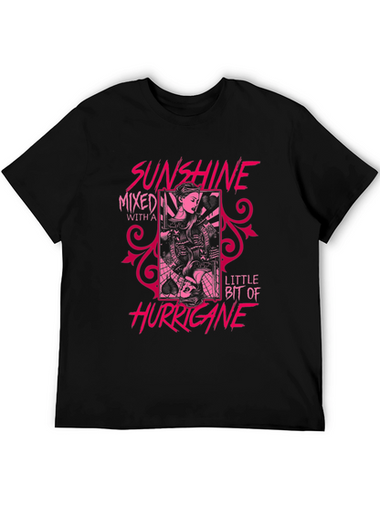 Sunshine Hurricane Black Graphic Tee