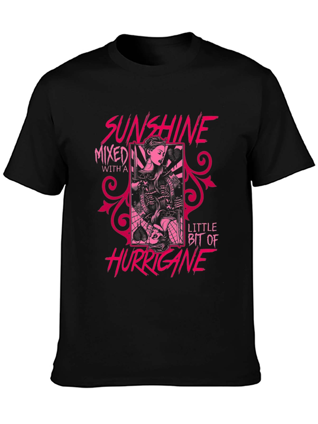 Sunshine Hurricane Black Graphic Tee