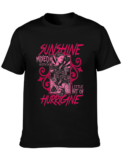 Sunshine Hurricane Black Graphic Tee
