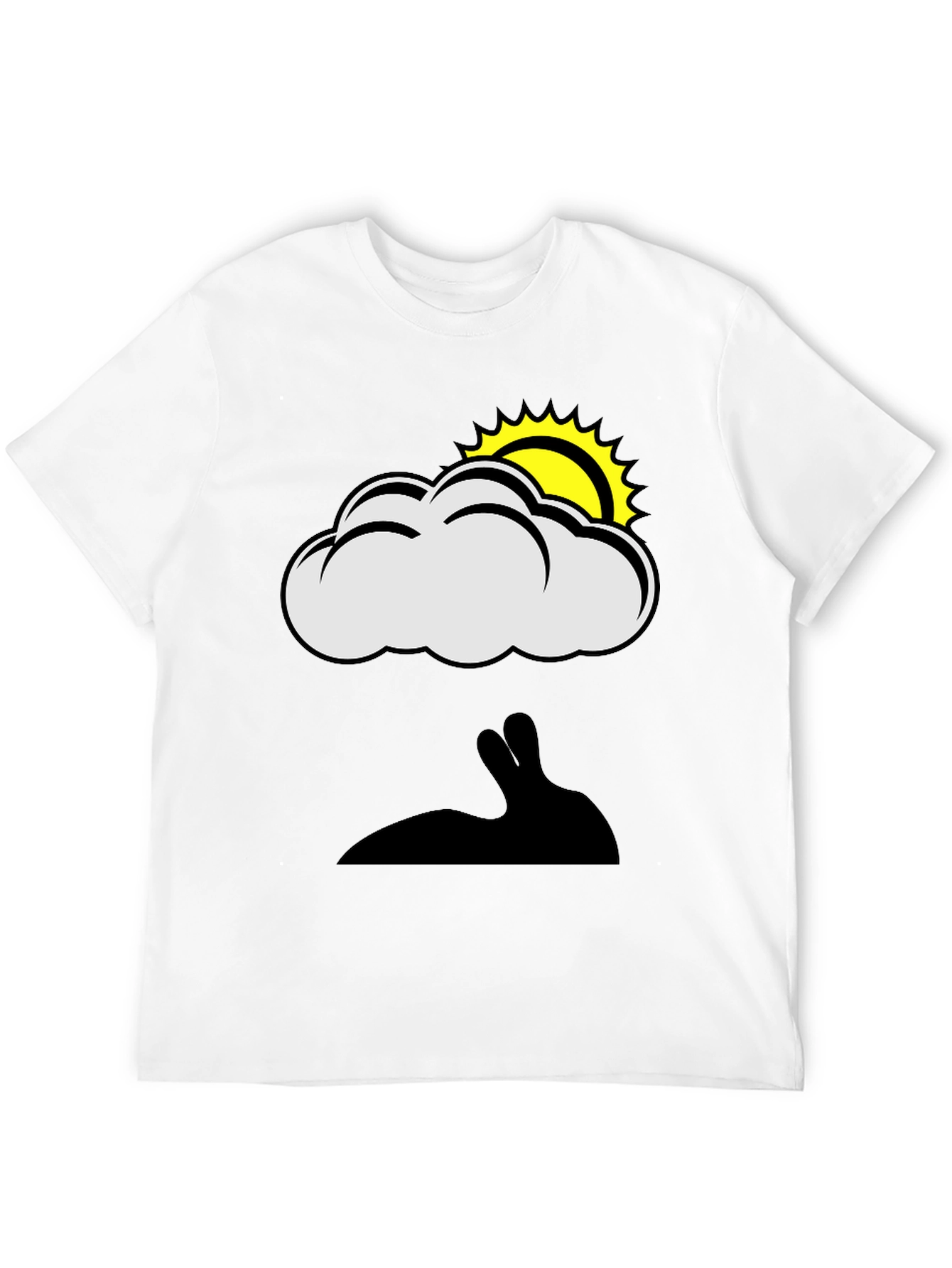 Cloud & Sun Bunny Shadow Graphic Tee