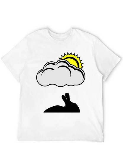 Cloud & Sun Bunny Shadow Graphic Tee