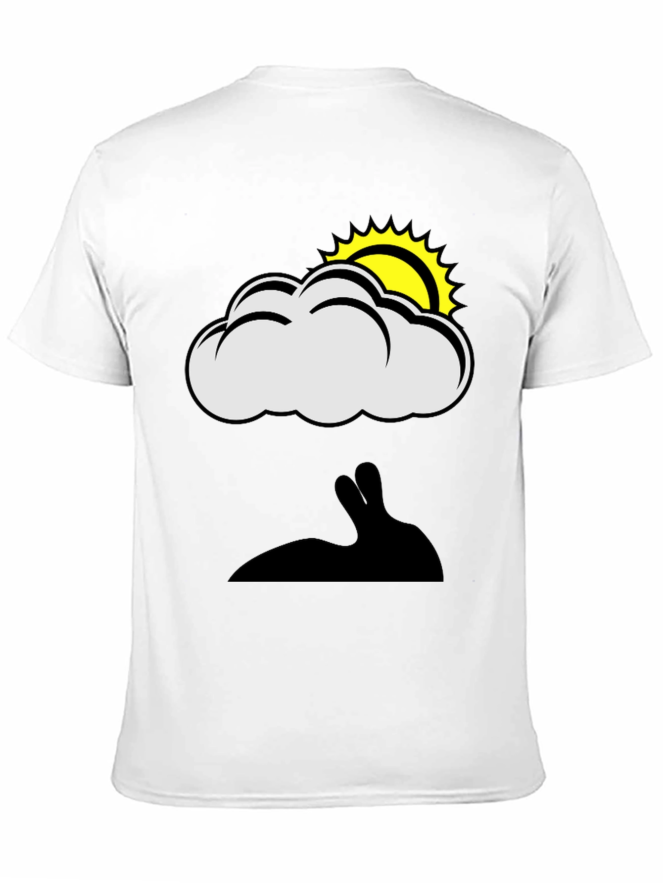 Cloud & Sun Bunny Shadow Graphic Tee