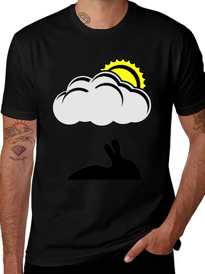 Cloud & Sun Bunny Shadow Graphic Tee