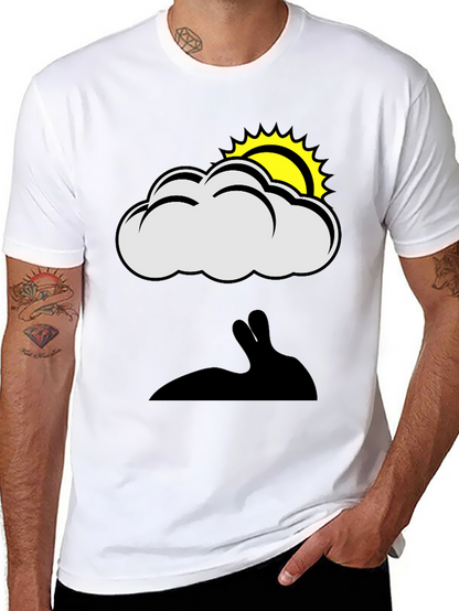 Cloud & Sun Bunny Shadow Graphic Tee