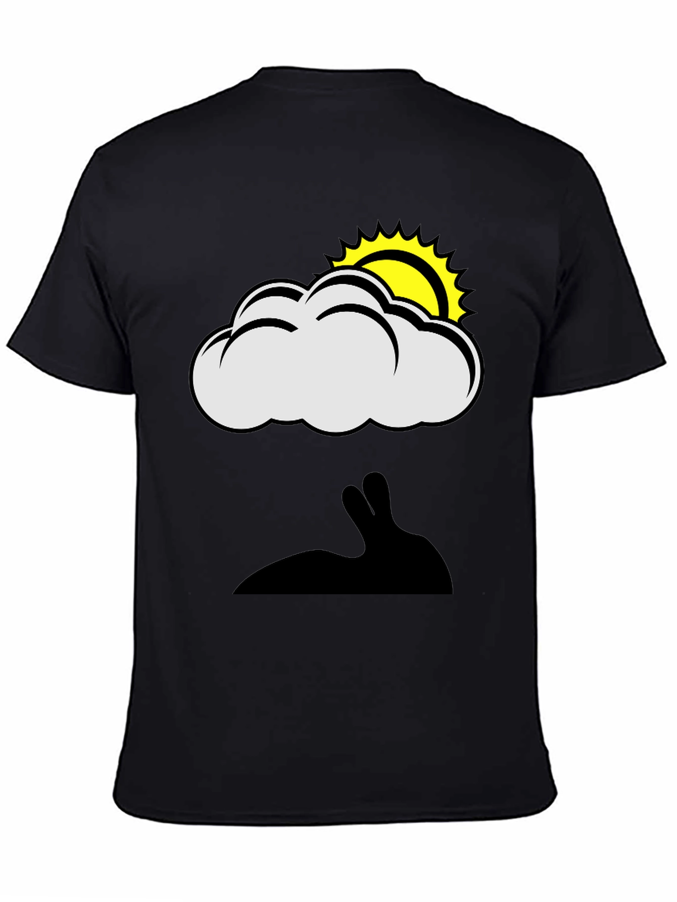 Cloud & Sun Bunny Shadow Graphic Tee