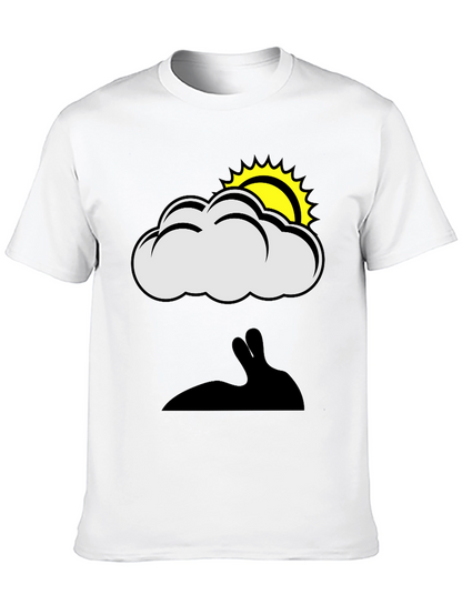 Cloud & Sun Bunny Shadow Graphic Tee