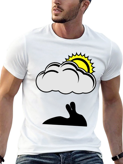 Cloud & Sun Bunny Shadow Graphic Tee