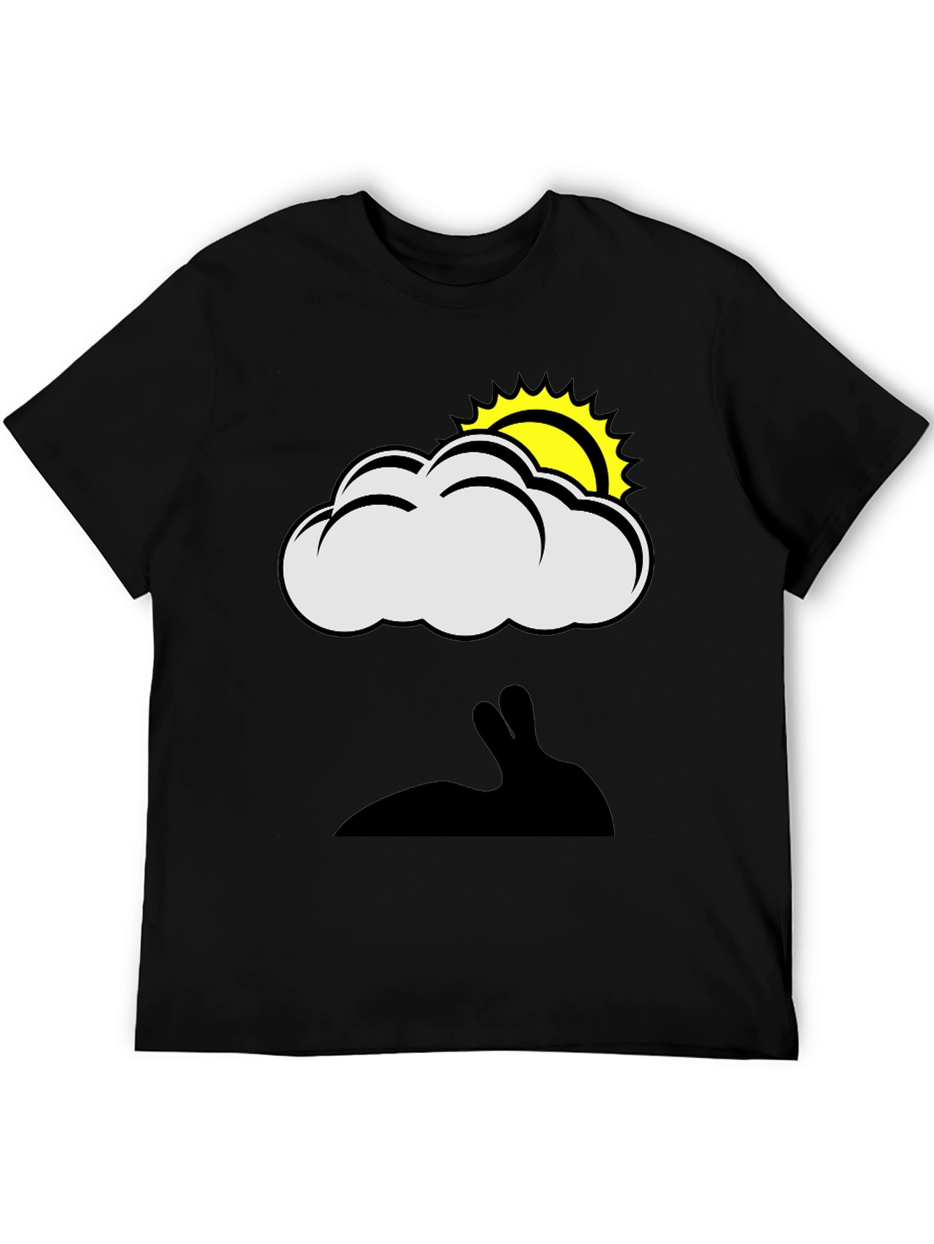 Cloud & Sun Bunny Shadow Graphic Tee