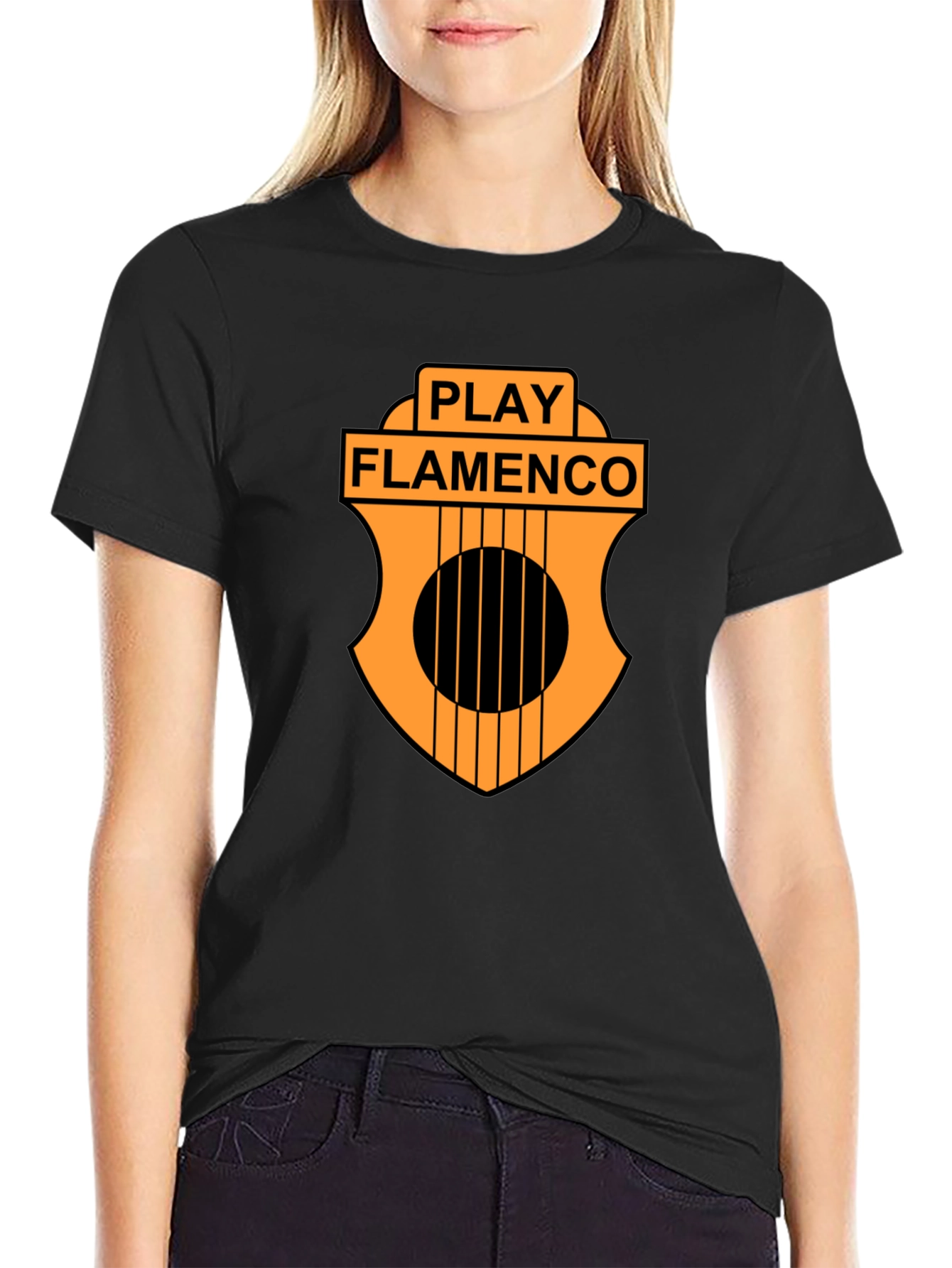 Play Flamenco Black T-Shirt