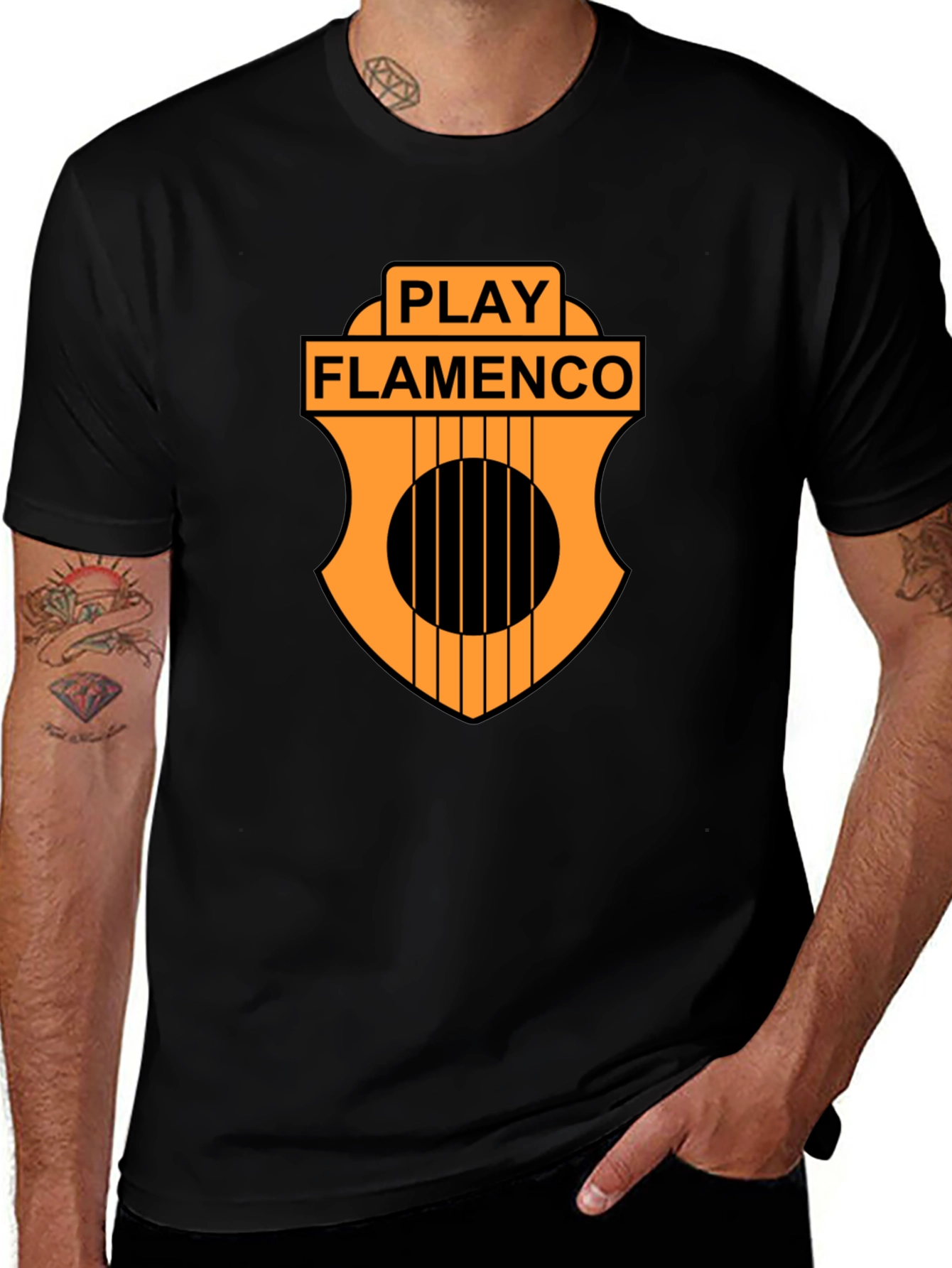 Play Flamenco Black T-Shirt