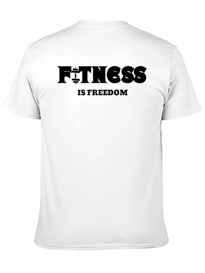 Fitness is Freedom Black T-Shirt