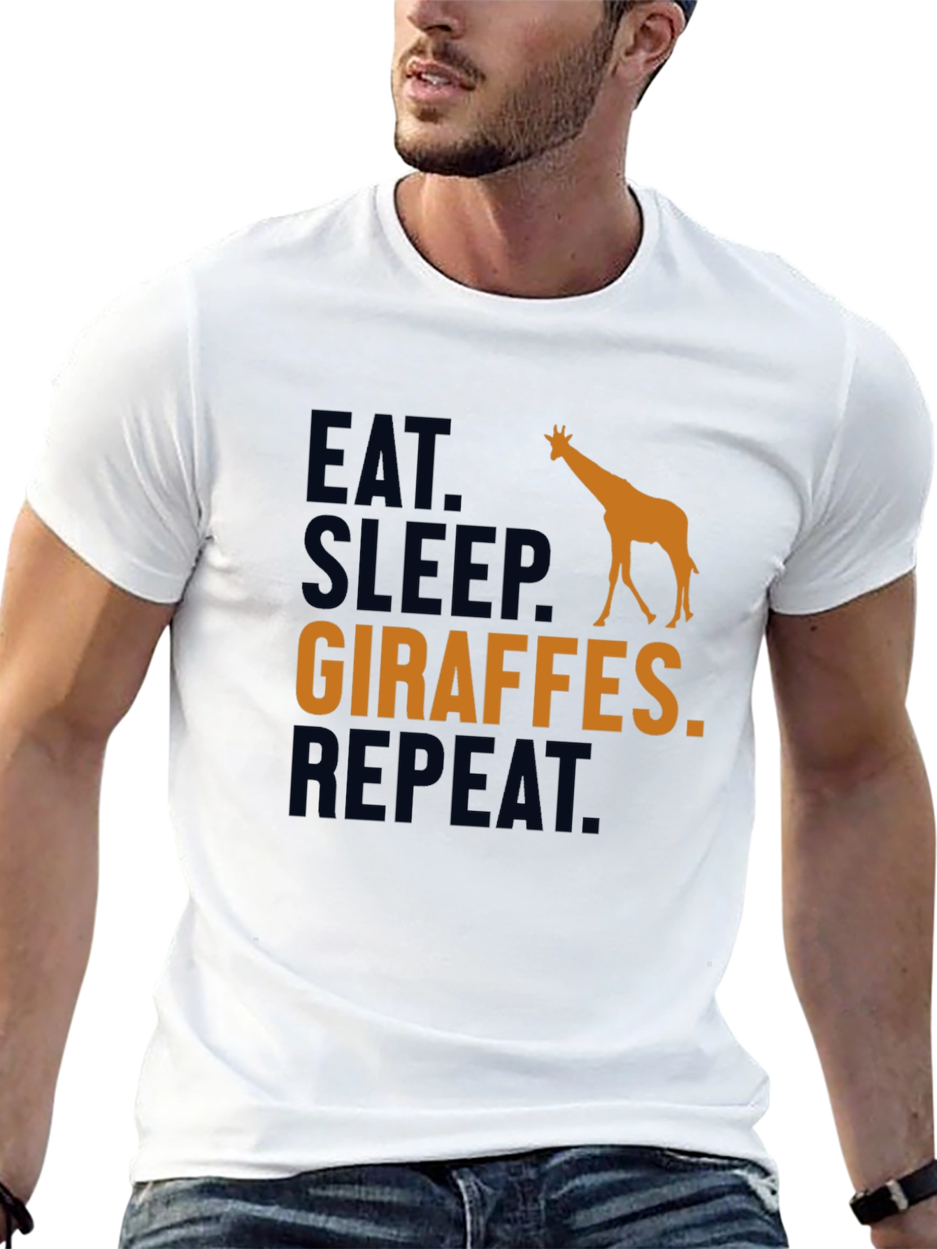 Eat Sleep Giraffes Repeat T-Shirt