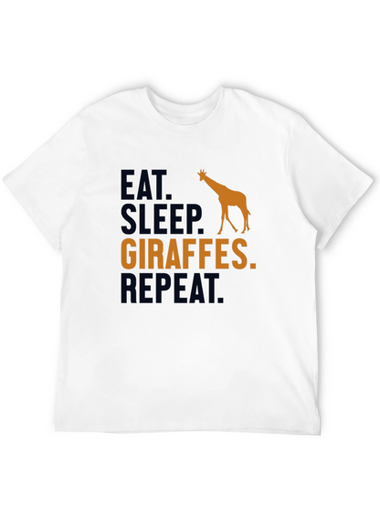 Eat Sleep Giraffes Repeat T-Shirt
