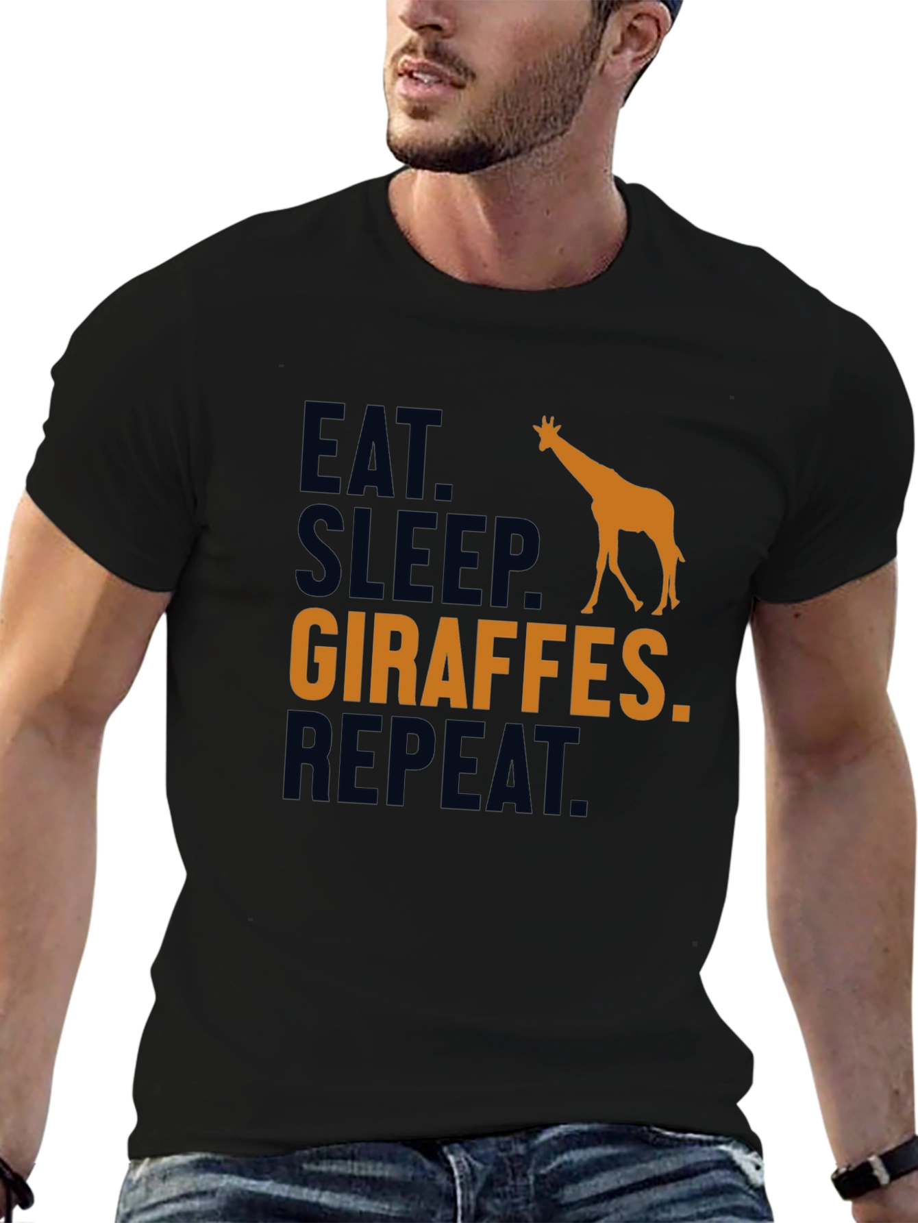 Eat Sleep Giraffes Repeat T-Shirt